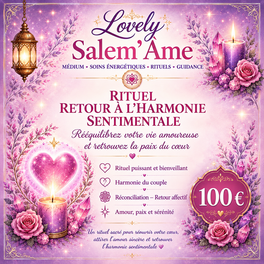 ✨ Rituel Retour à l’Harmonie Sentimentale ✨