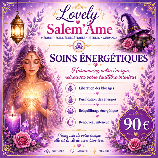 ✨ Soins énergétiques : rééquilibrez vos énergies et lumière intérieure💜