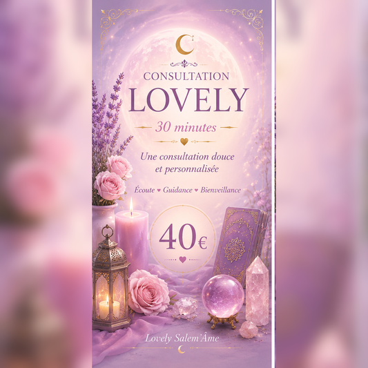 ✨ Consultation Lovely de 30 minutes – Guidance Directe & Essentielle ✨