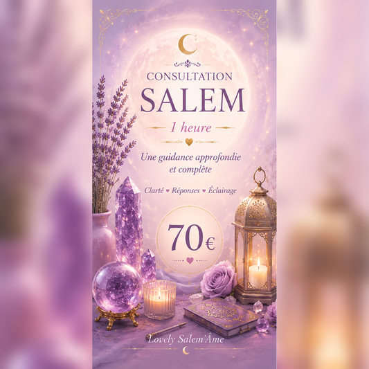 ✨ Consultation de 1h SALEM – Médium Avec et Sans Support ✨
